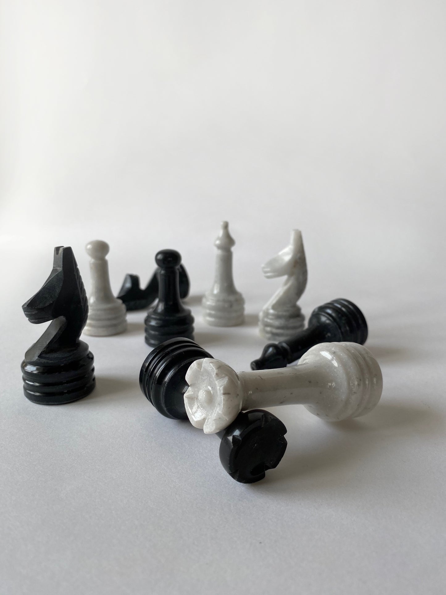 The Bare Space - Marble Chess Set