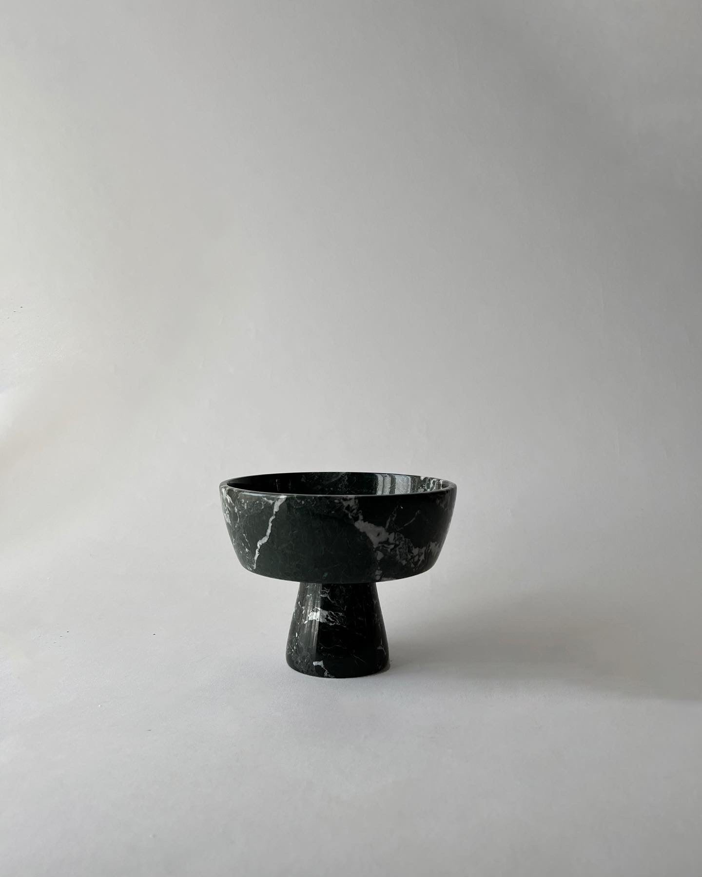 Black Pedestal Bowl