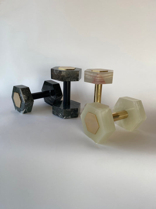 Marble Dumbbells