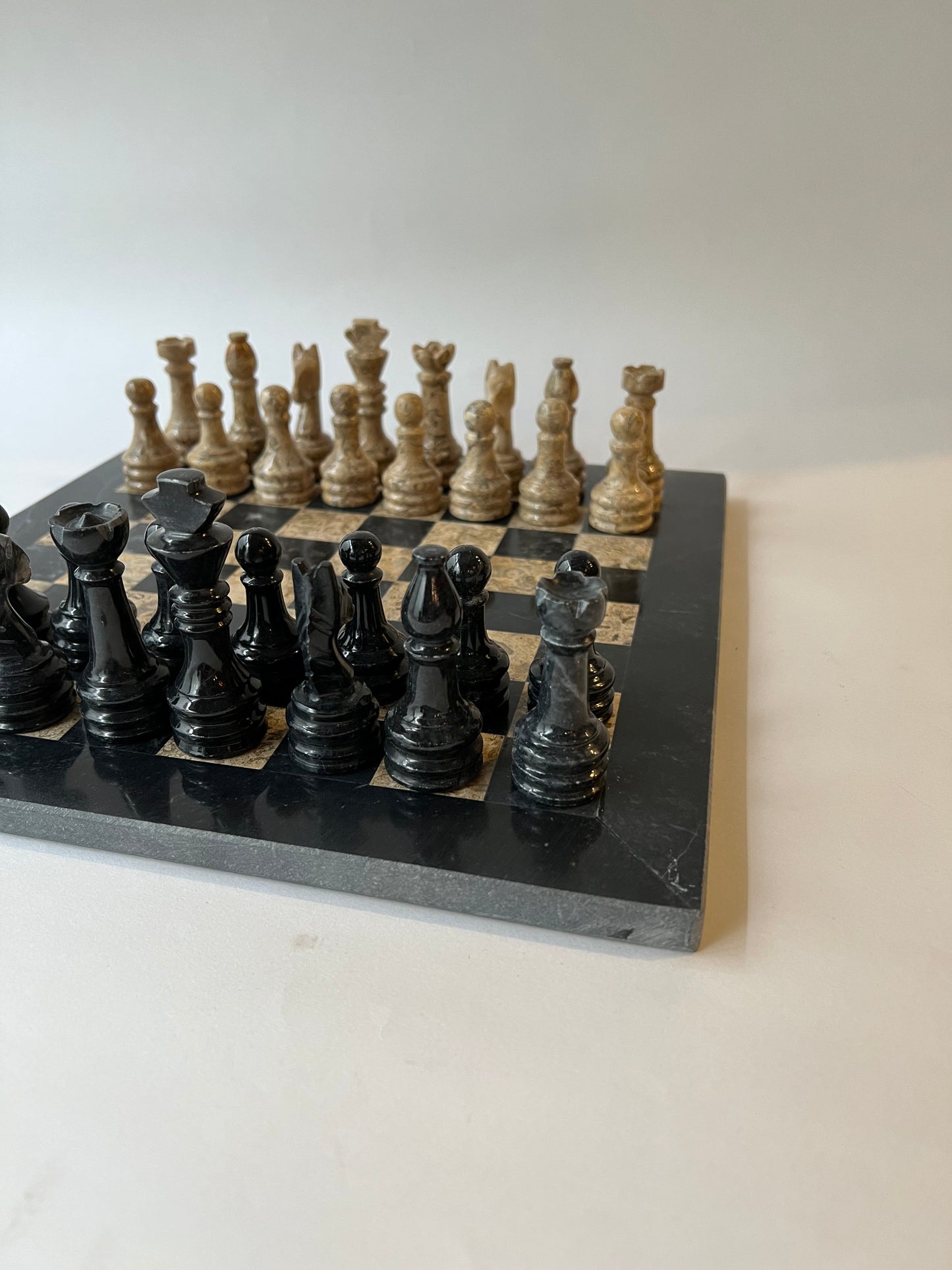 The Bare Space - Marble Chess Set