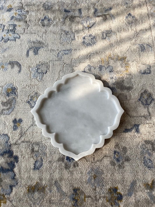 Arched Marble Tray