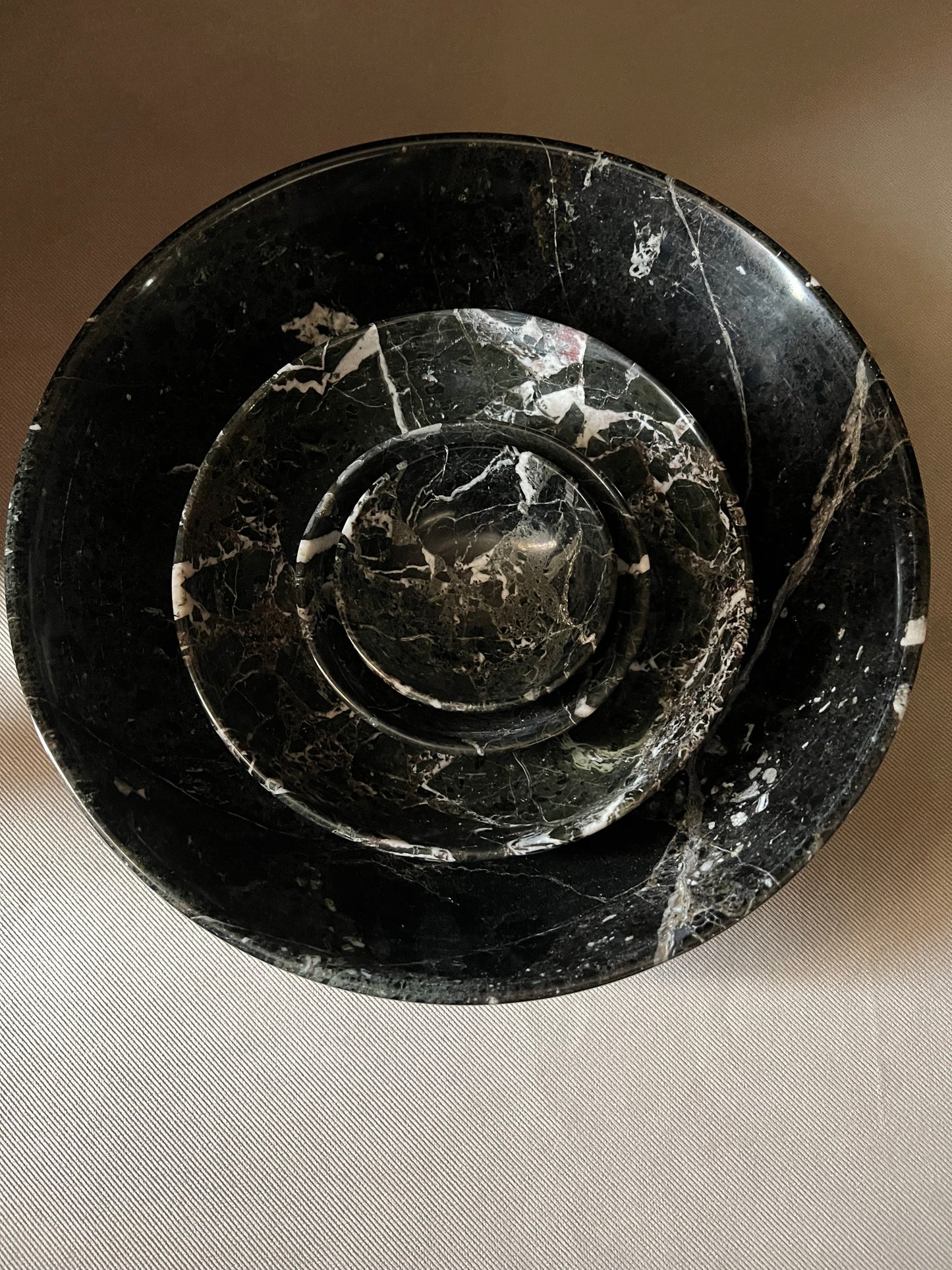 The Bare Space - Black Multipurpose Marble Bowls