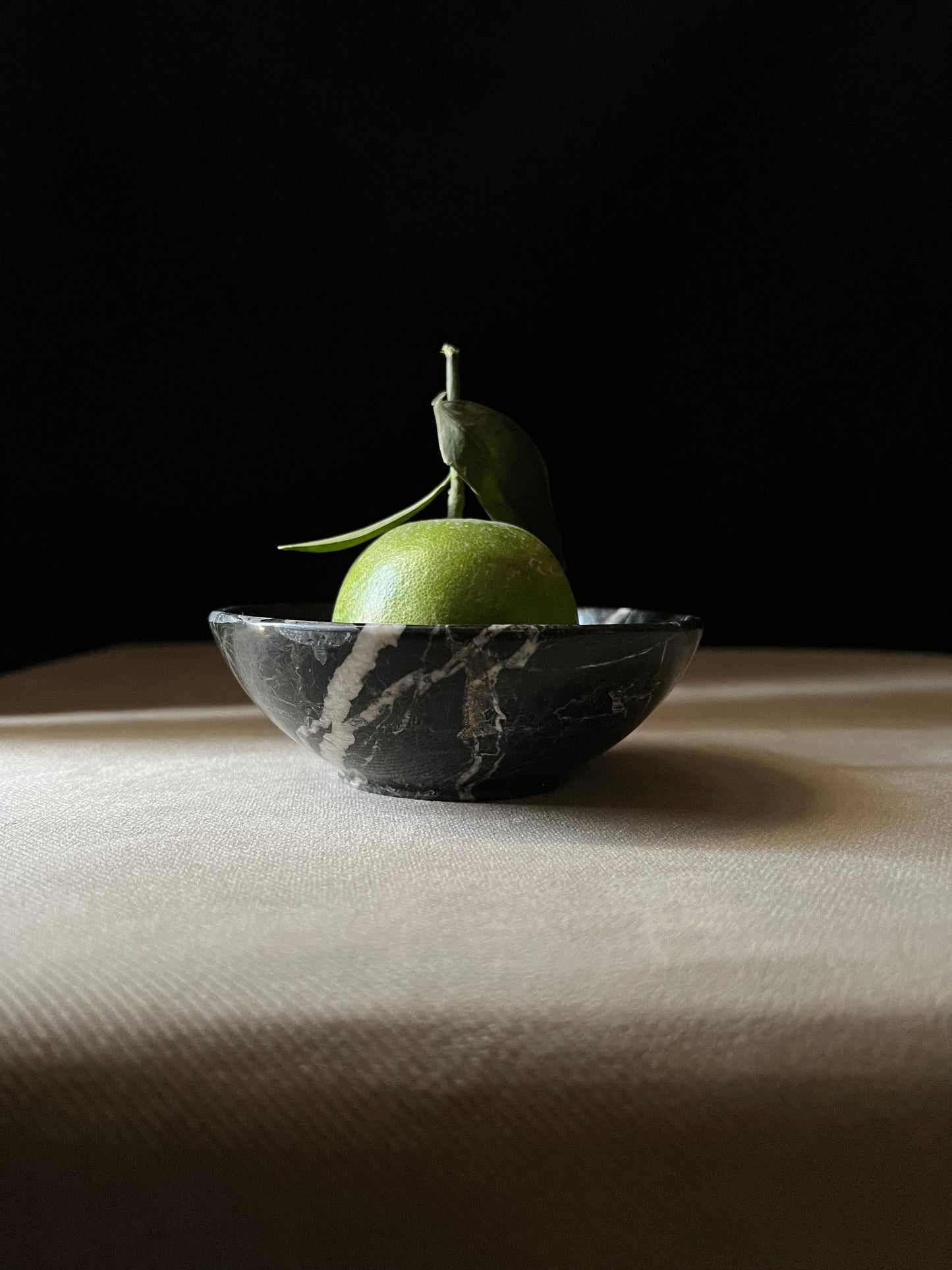 The Bare Space - Black Multipurpose Marble Bowls