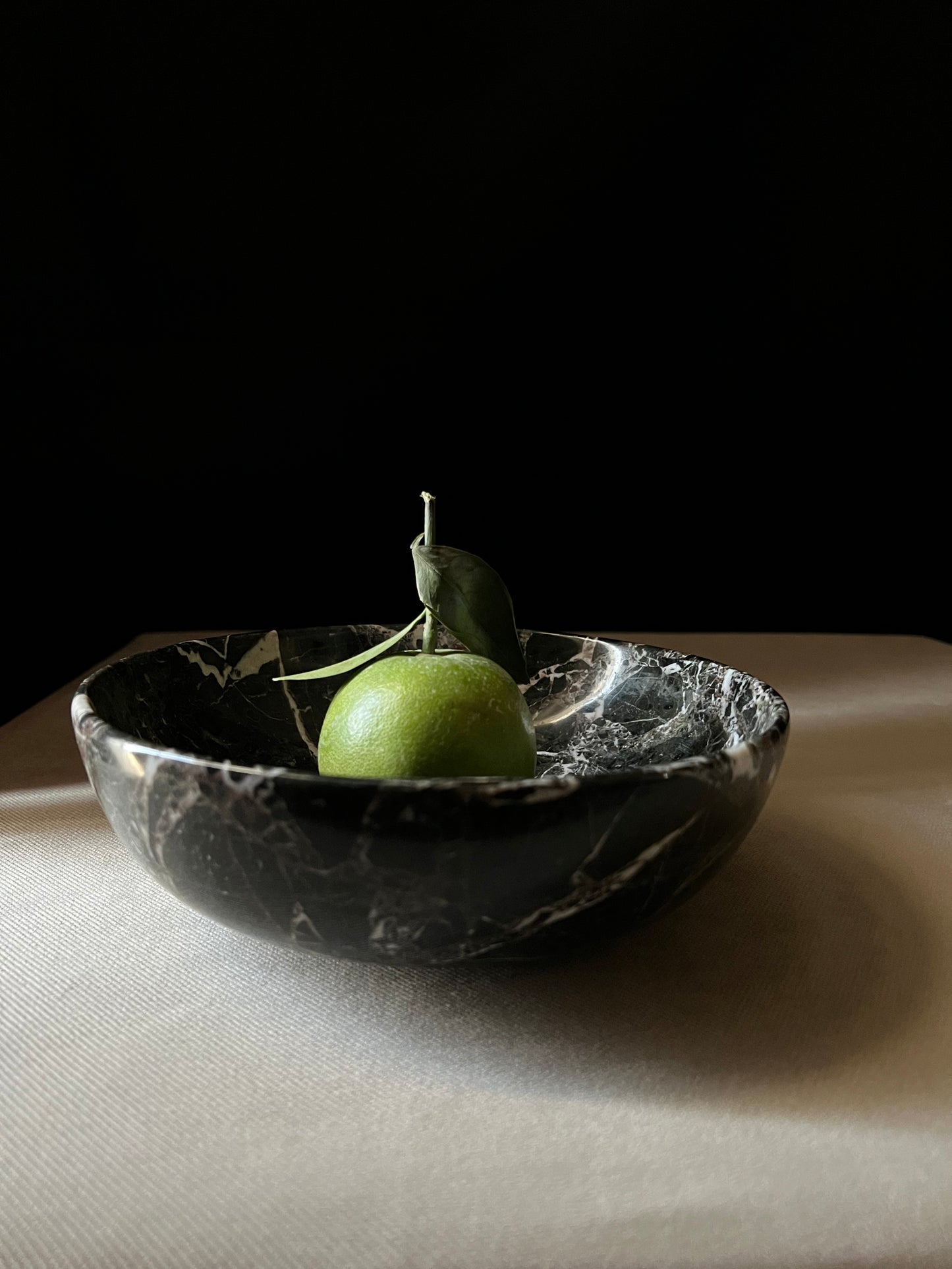 The Bare Space - Black Multipurpose Marble Bowls