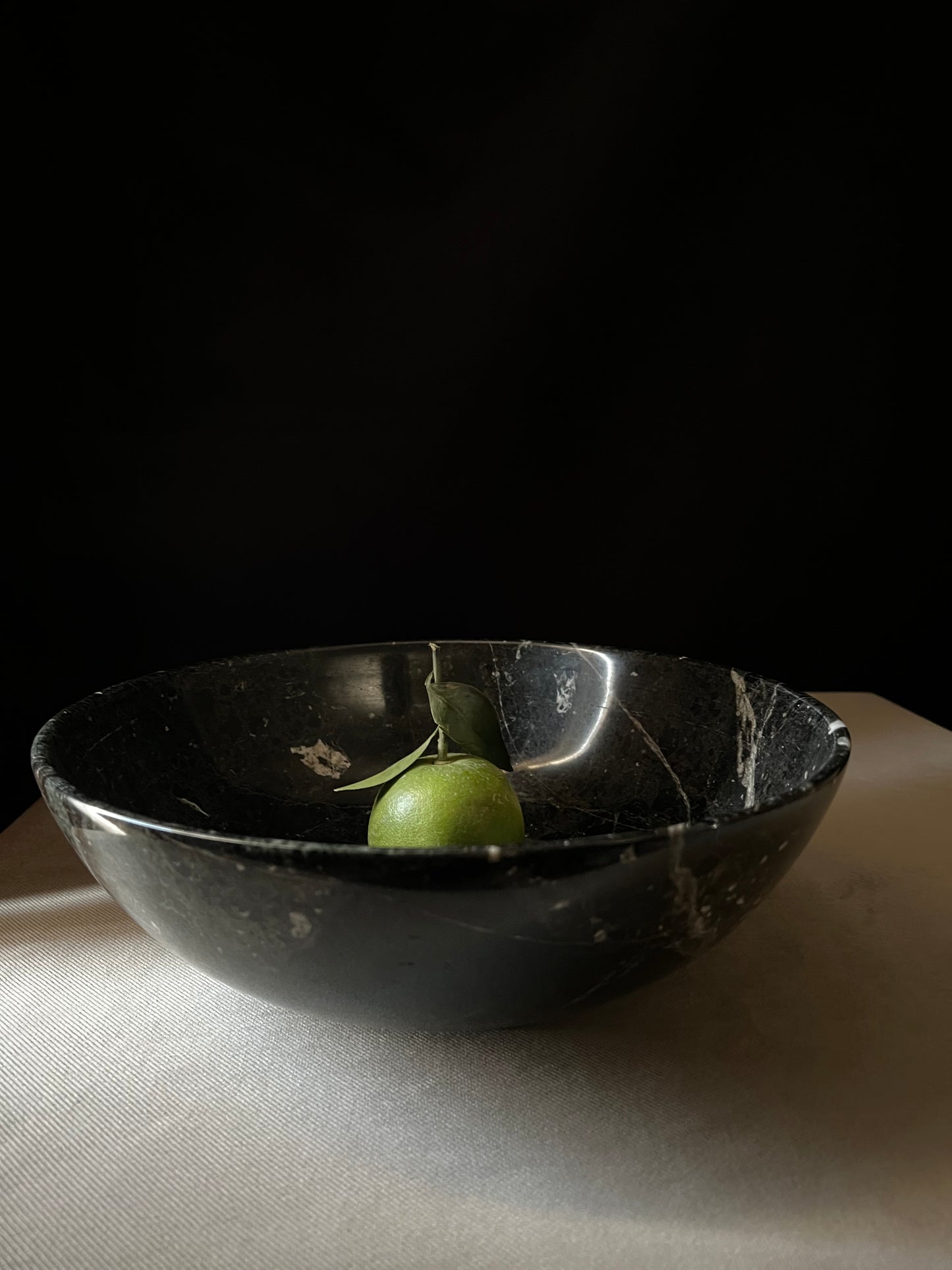 The Bare Space - Black Multipurpose Marble Bowls