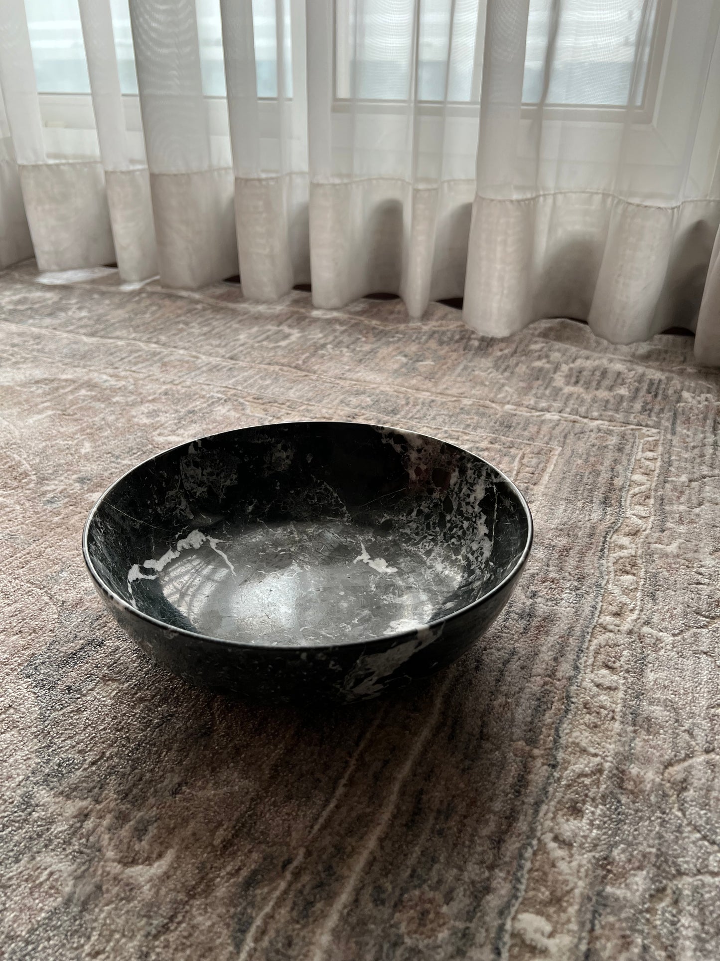 The Bare Space - Black Multipurpose Marble Bowls