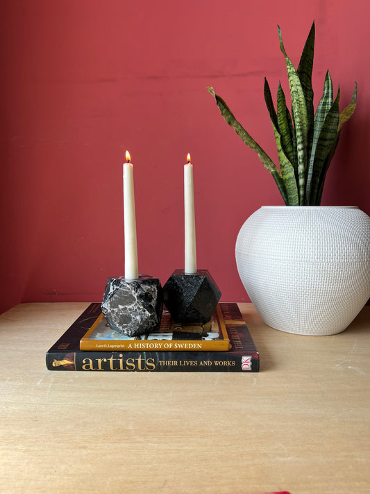 Geometric Candle Stand - Pair