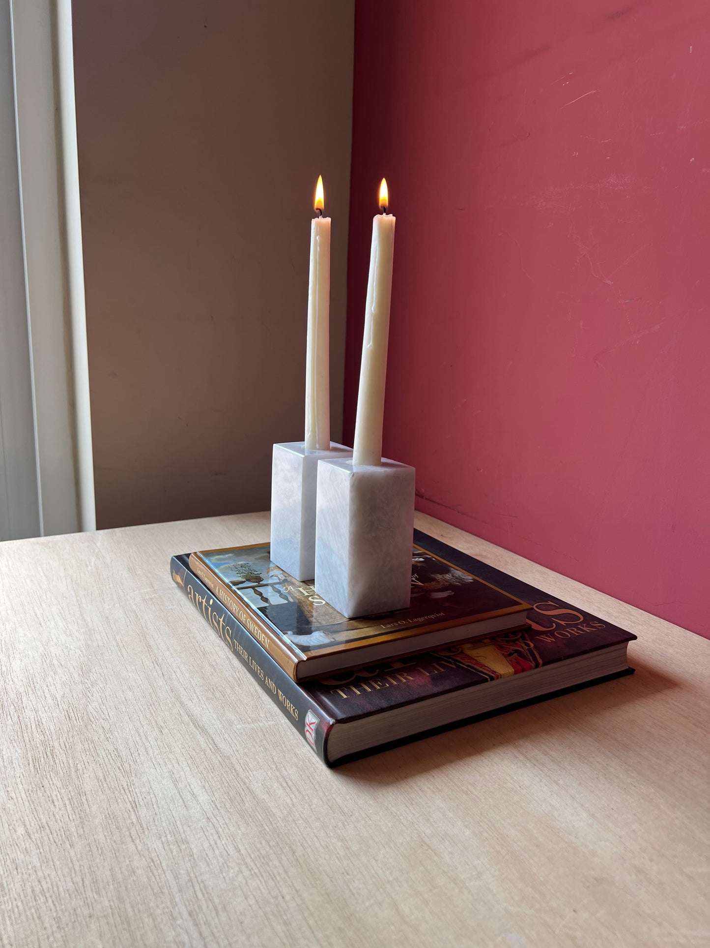 Pillar Candle Stand - Pair