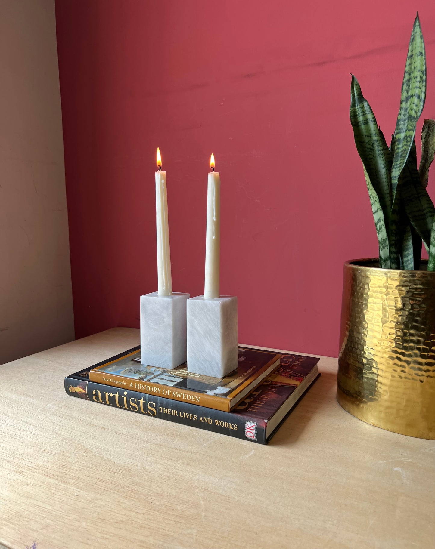 Pillar Candle Stand - Pair