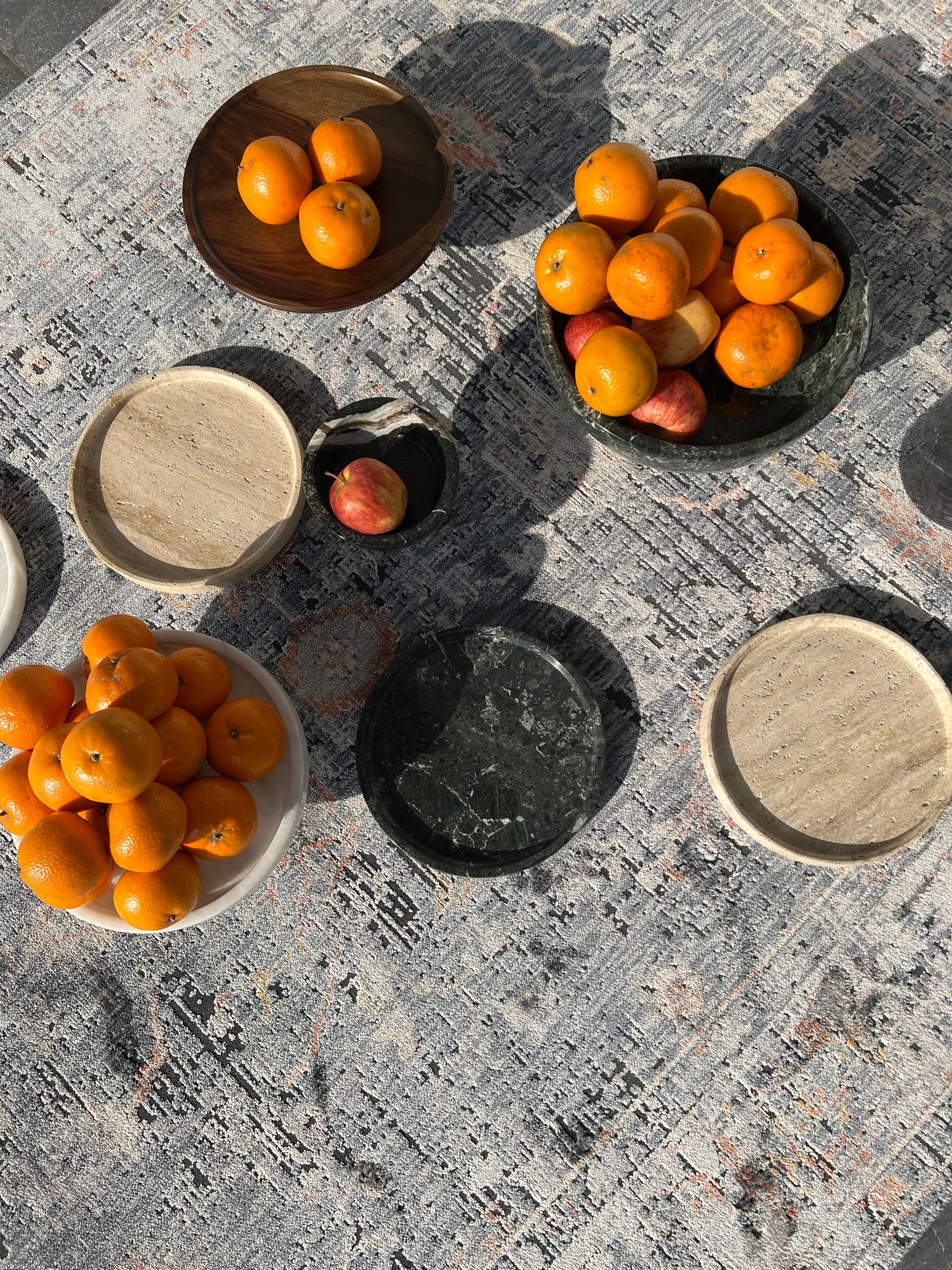 Round Marble Tray