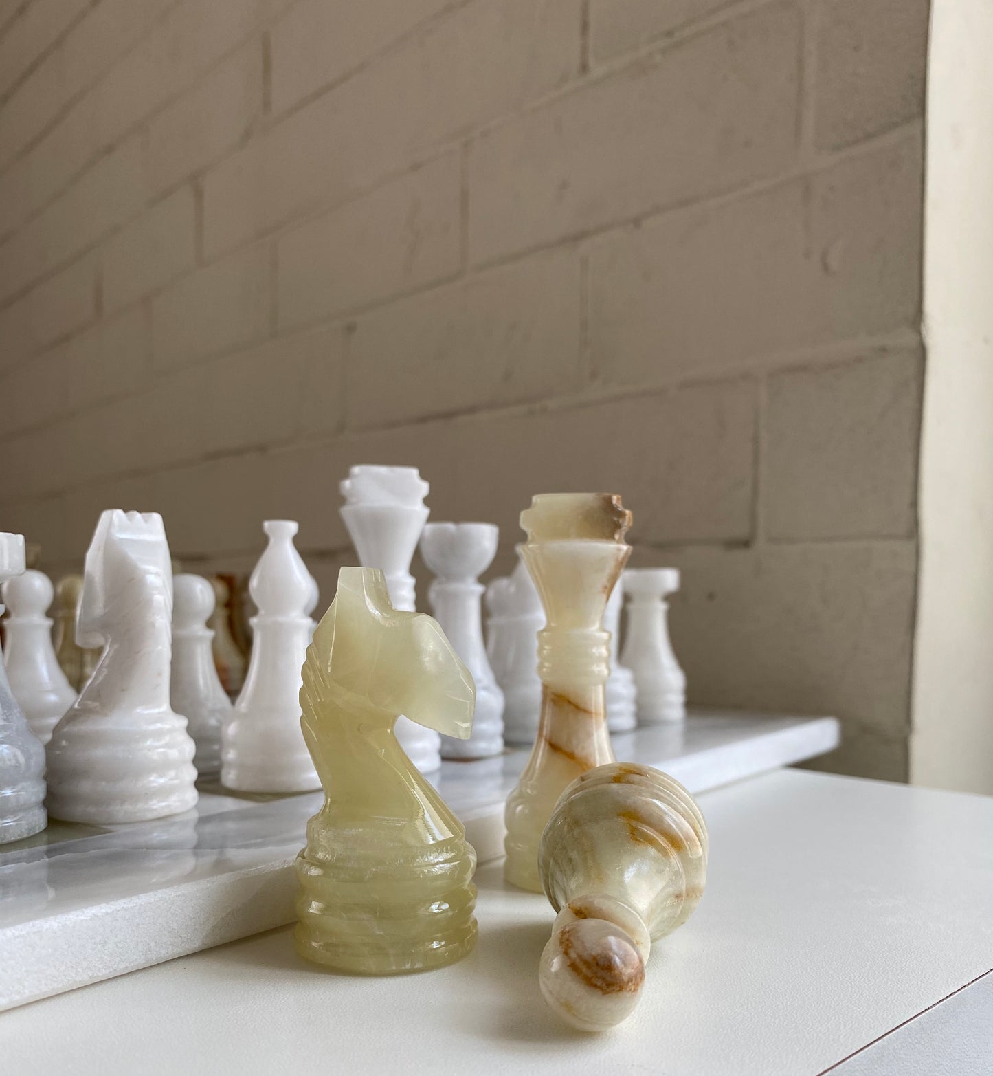 The Bare Space - Marble Chess Set