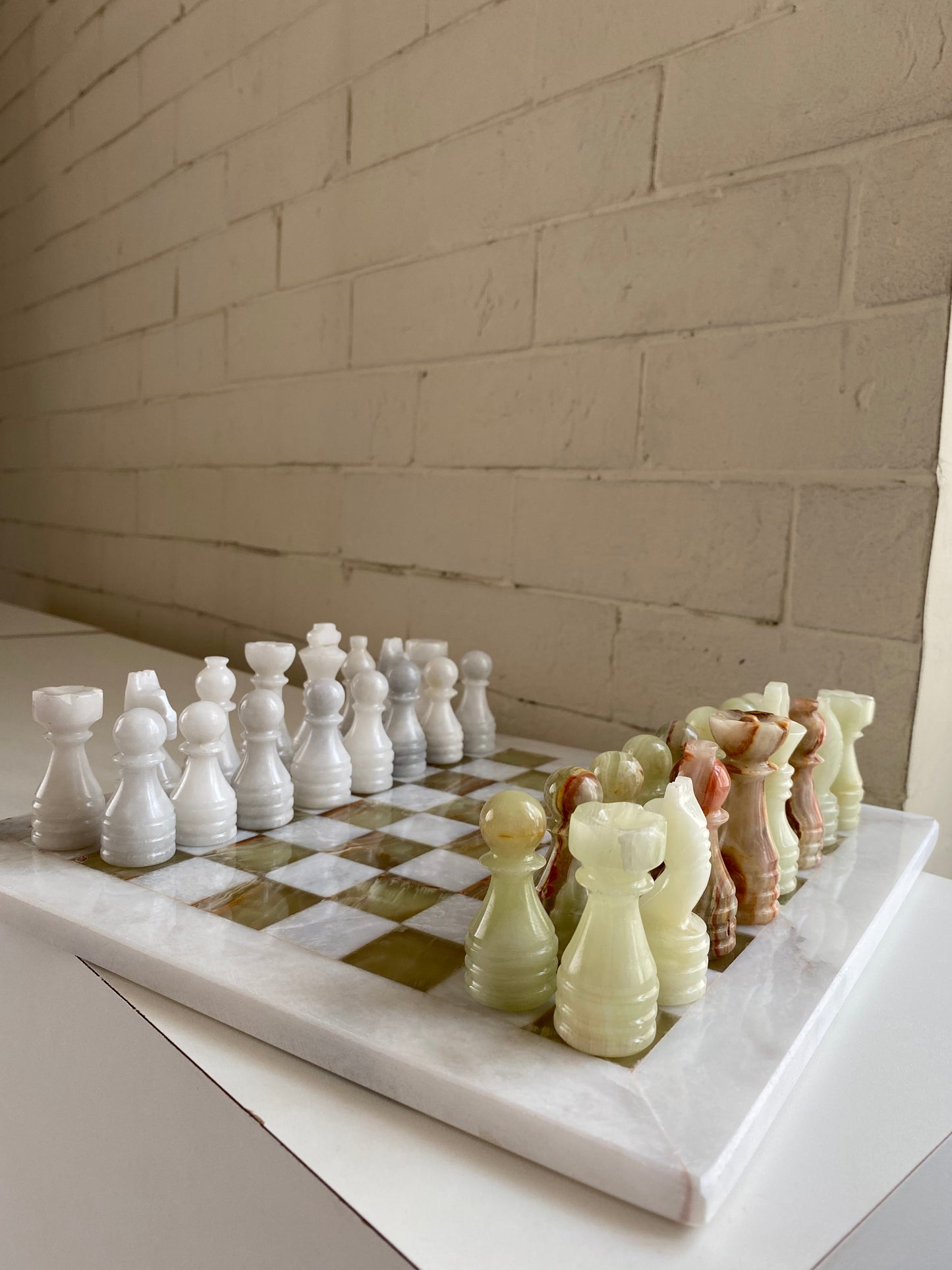 The Bare Space - Marble Chess Set