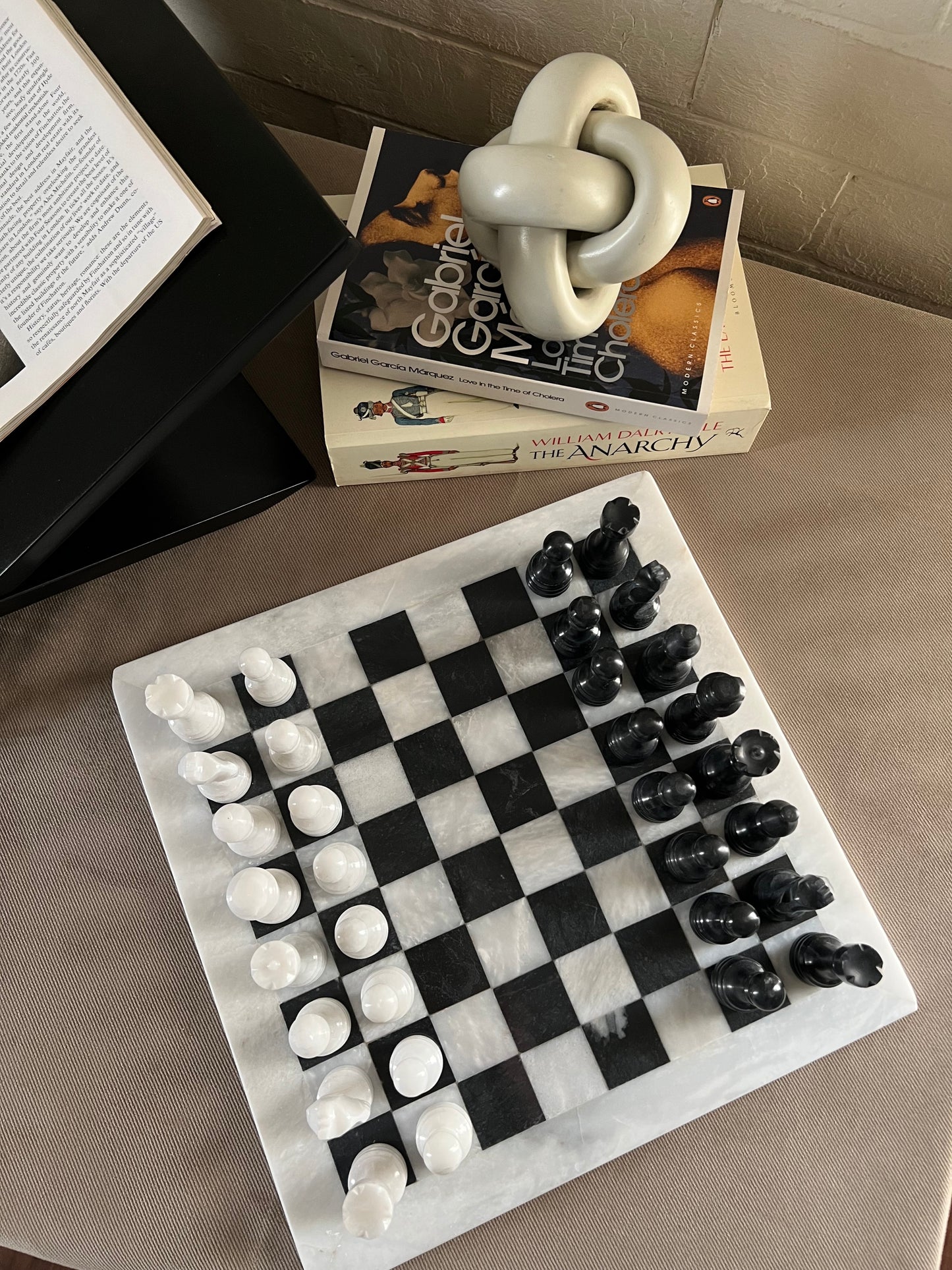 The Bare Space - Marble Chess Set