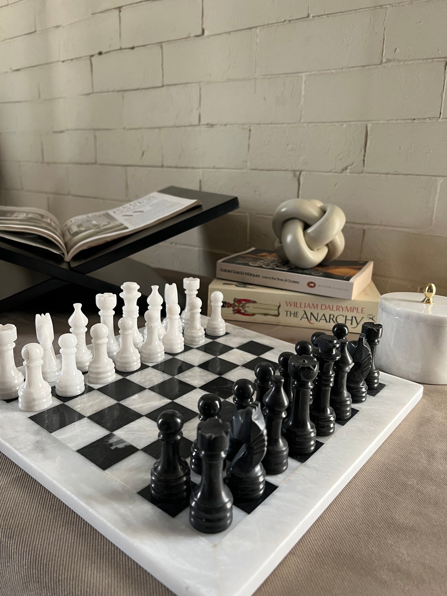 The Bare Space - Marble Chess Set