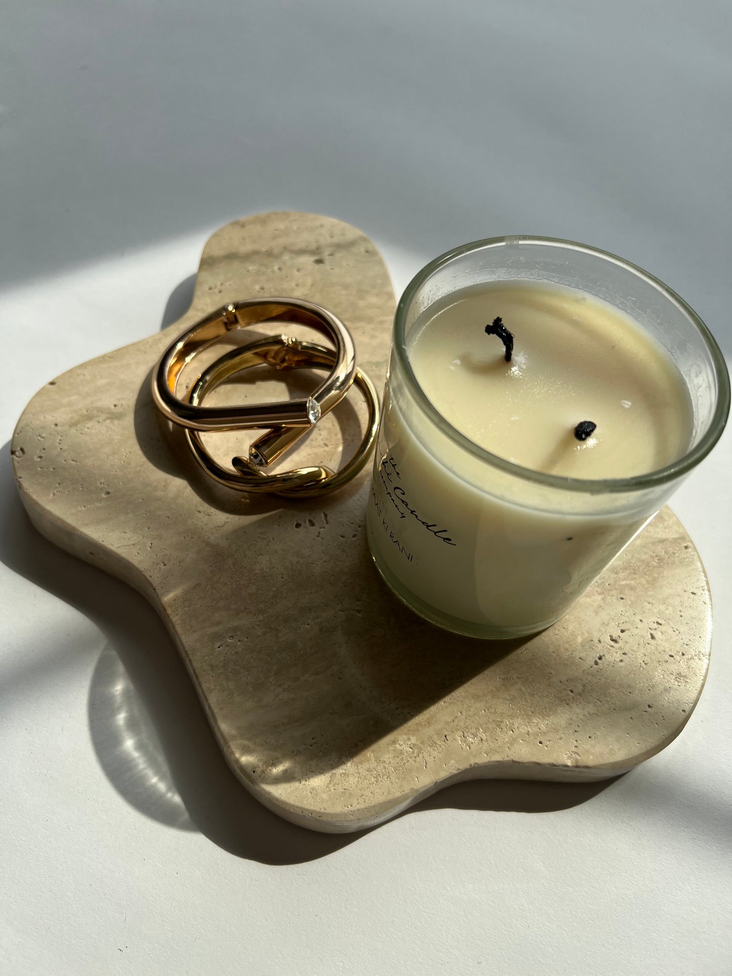 Travertine Wave Tray