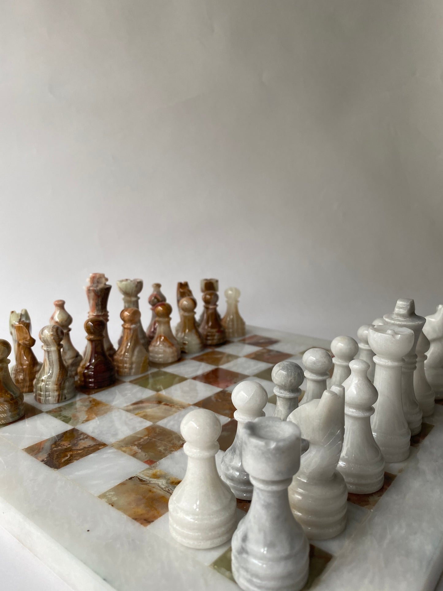 The Bare Space - Marble Chess Set