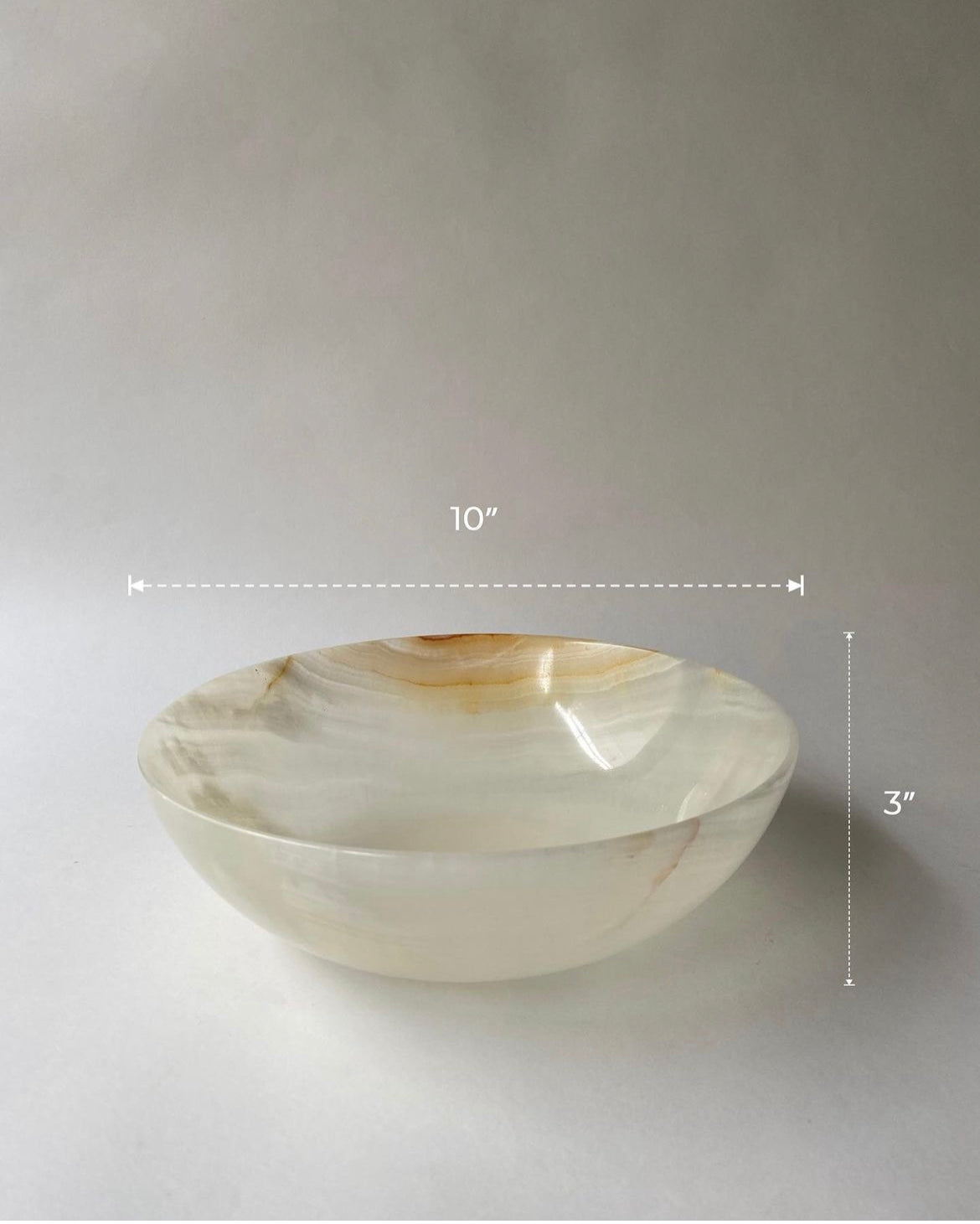 White Marble Translucent Bowls