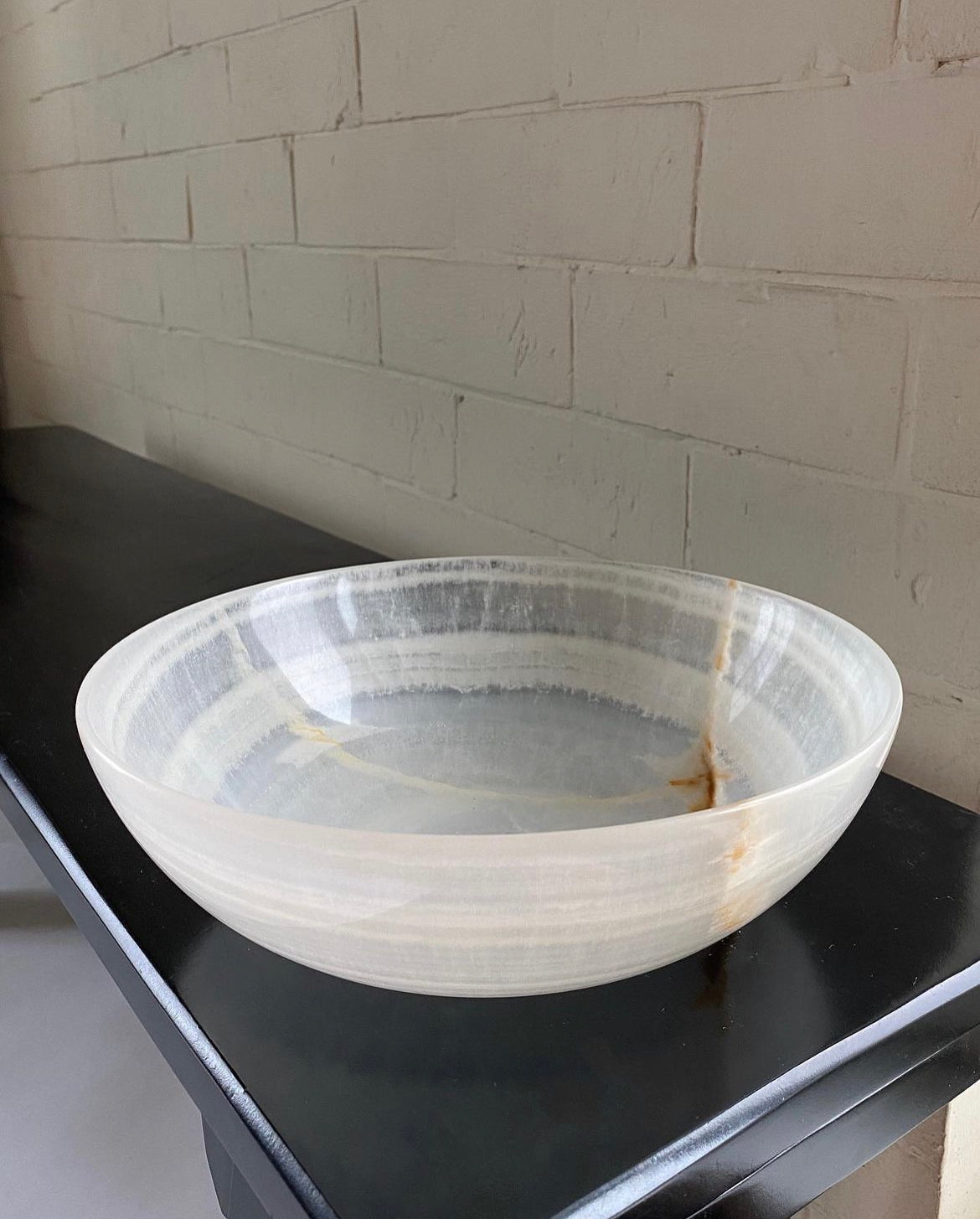 White Marble Translucent Bowls