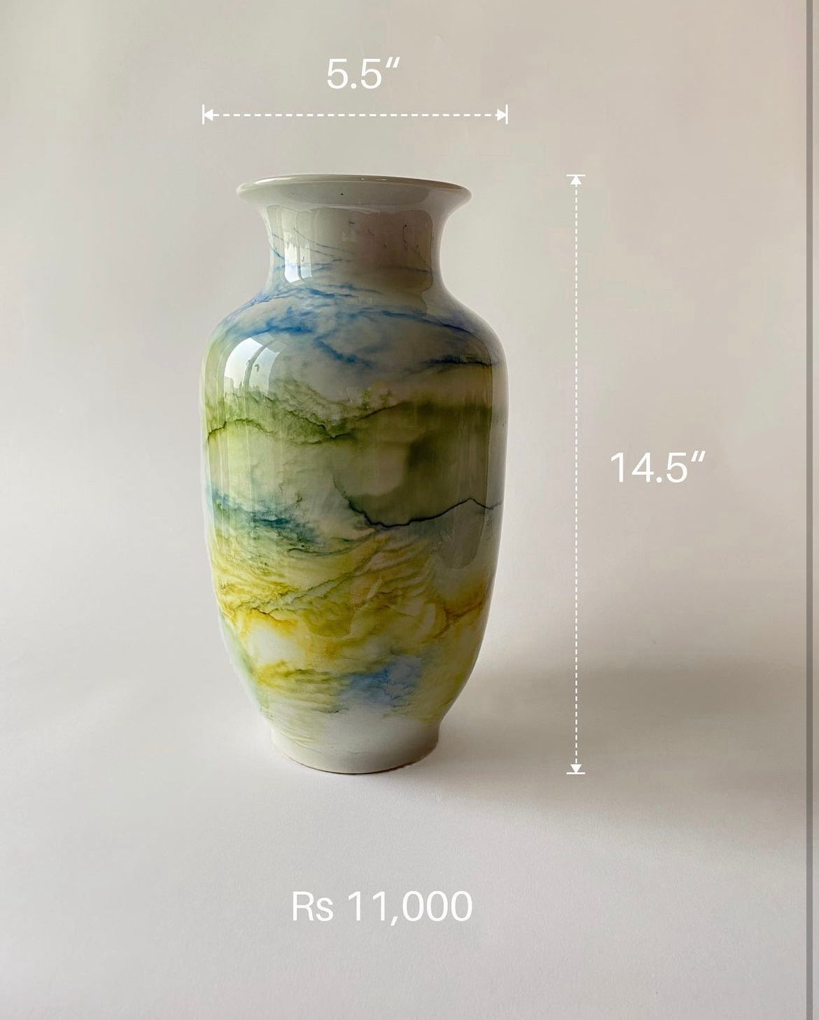 Marble Effect Vase