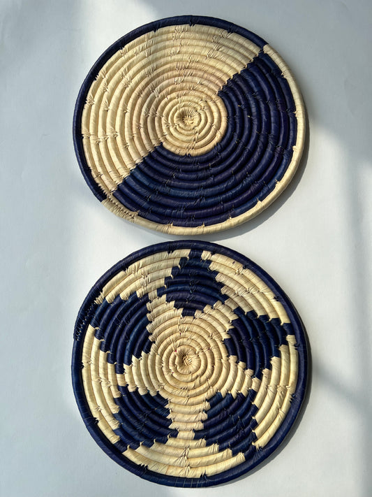 Set of 2 Palm Leaf Place Mats