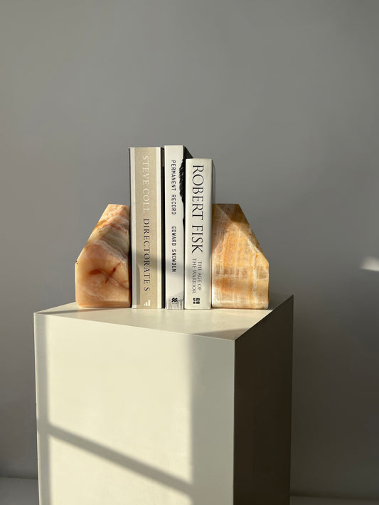 Marble Bookends - Onyx