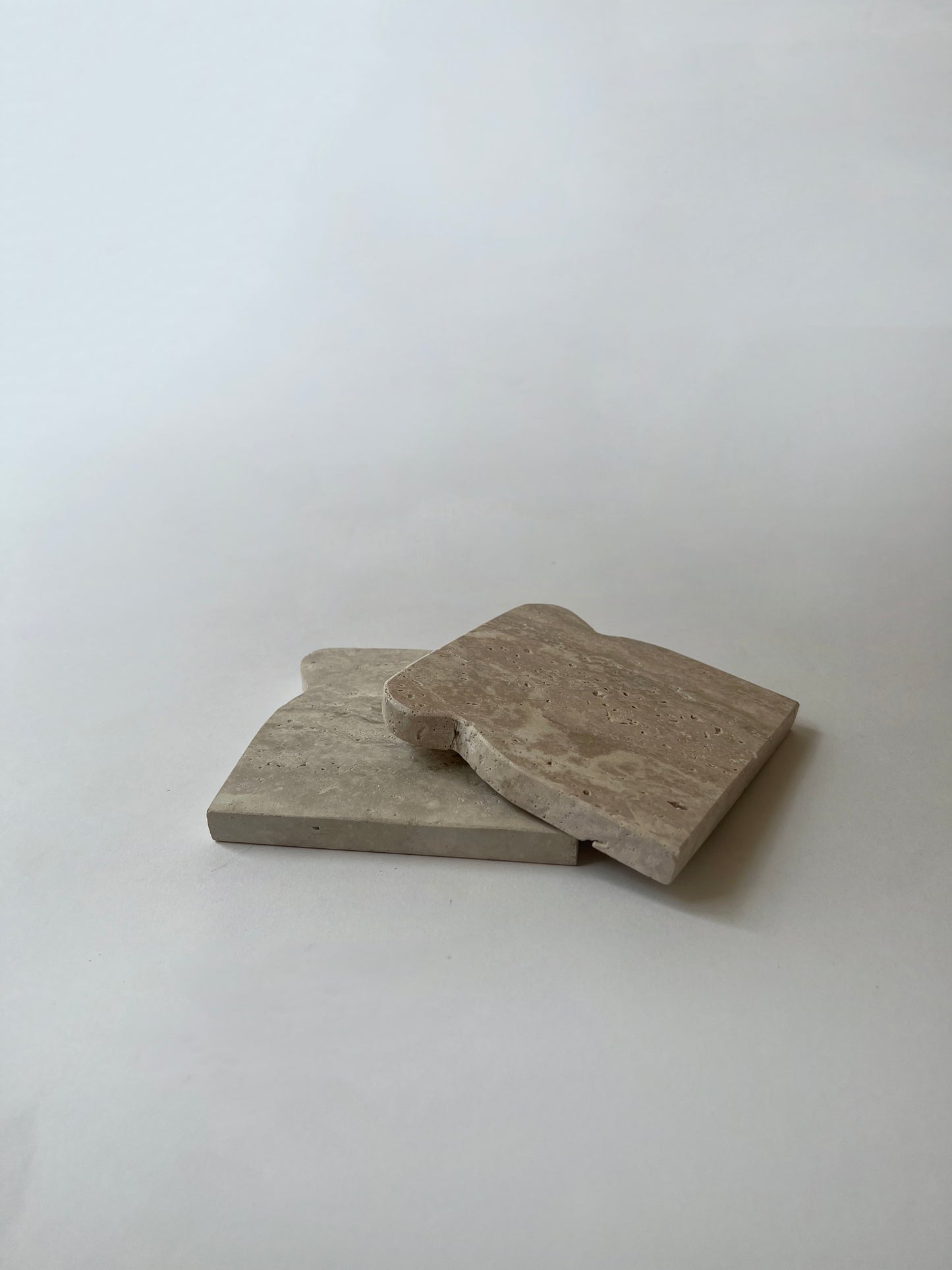 Travertine Loaf Coasters - Set of 4