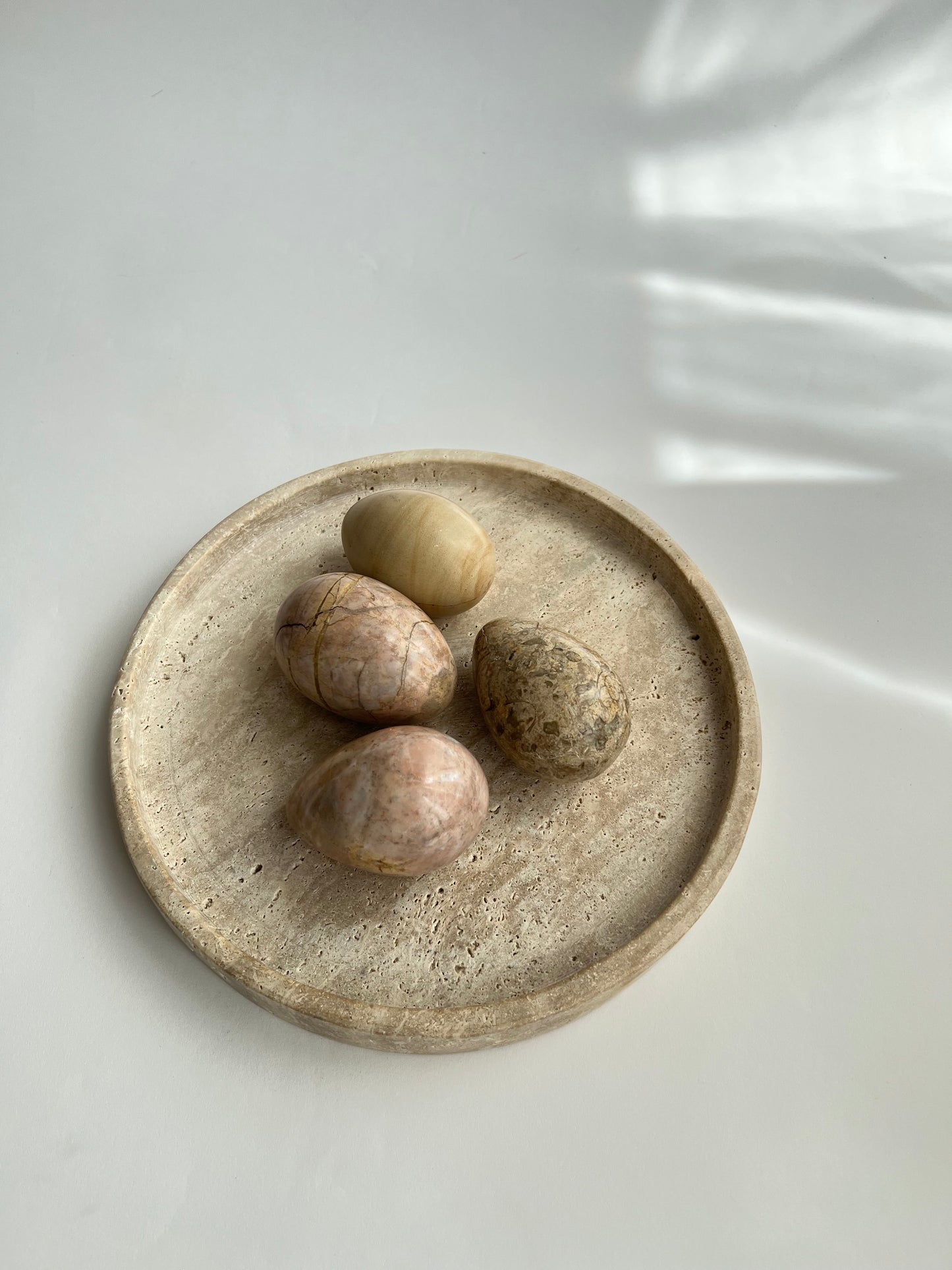 Decorative Stone Eggs - Set of 4