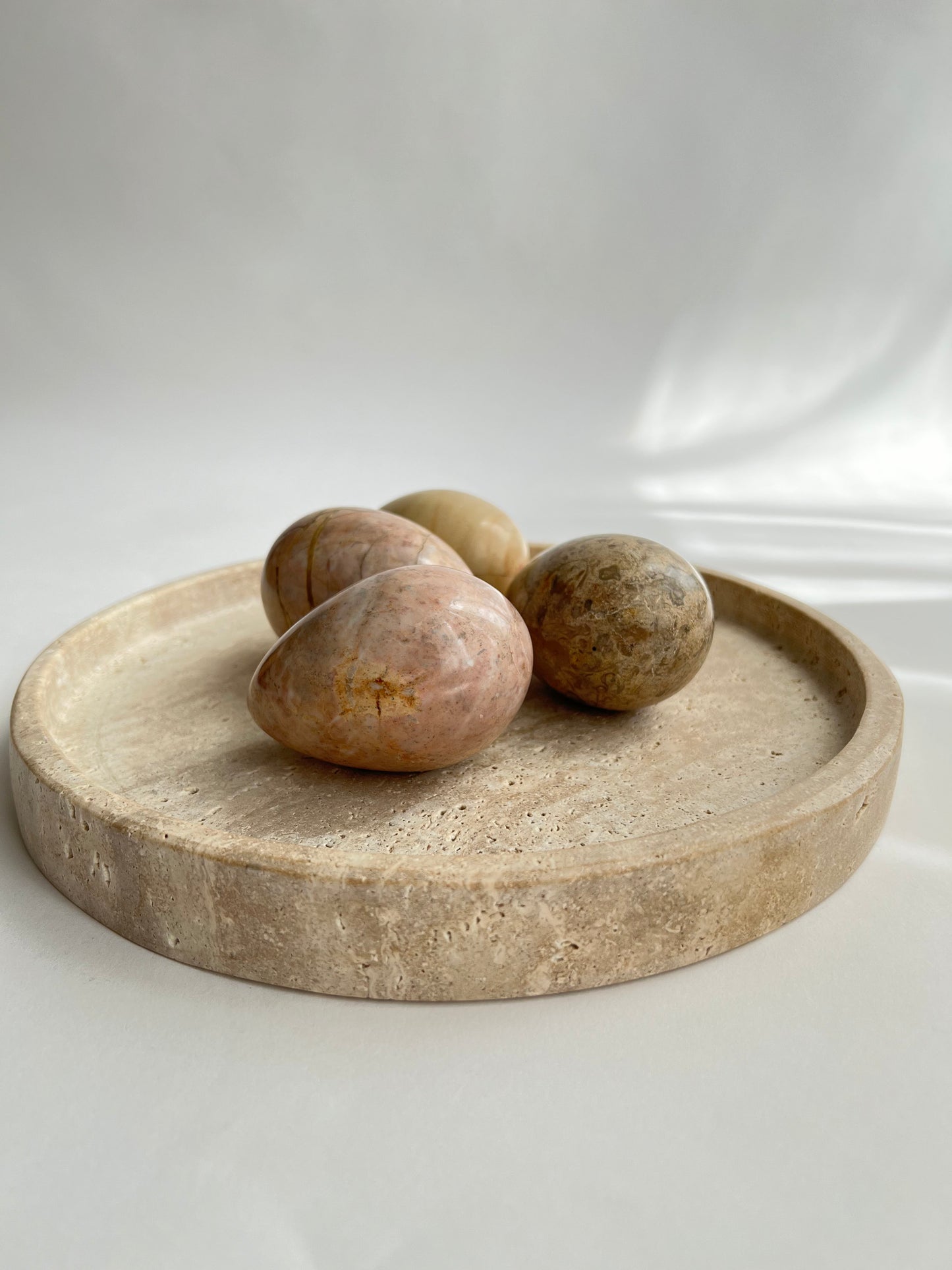 Decorative Stone Eggs - Set of 4