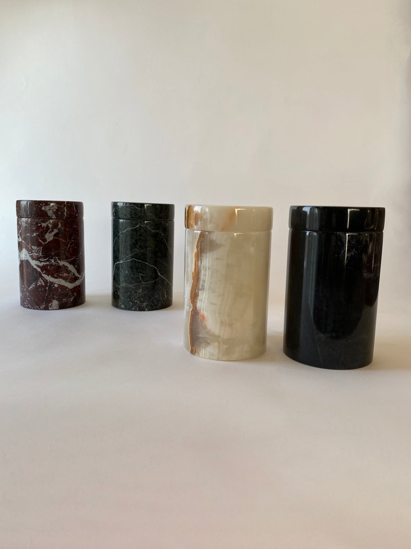 Multi Purpose Cylindrical Marble Jar