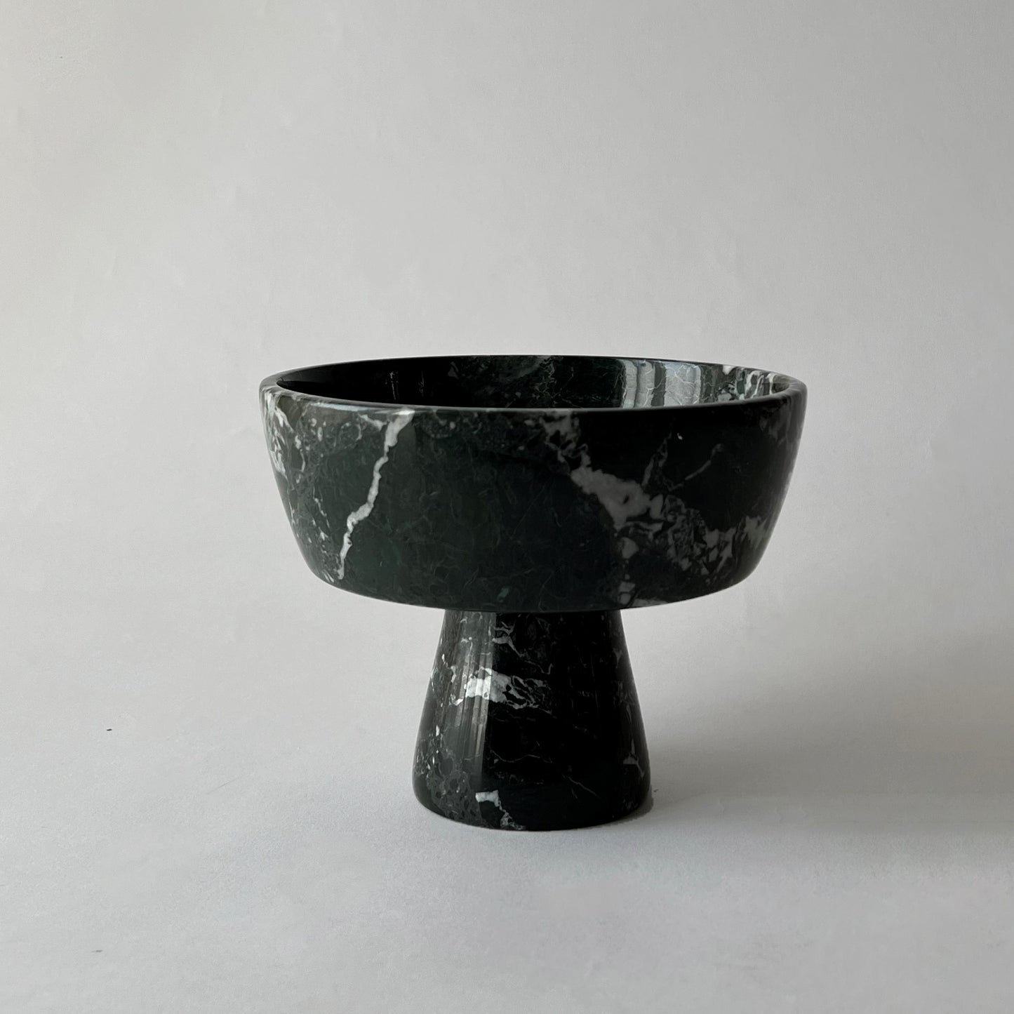 Black Pedestal Bowl