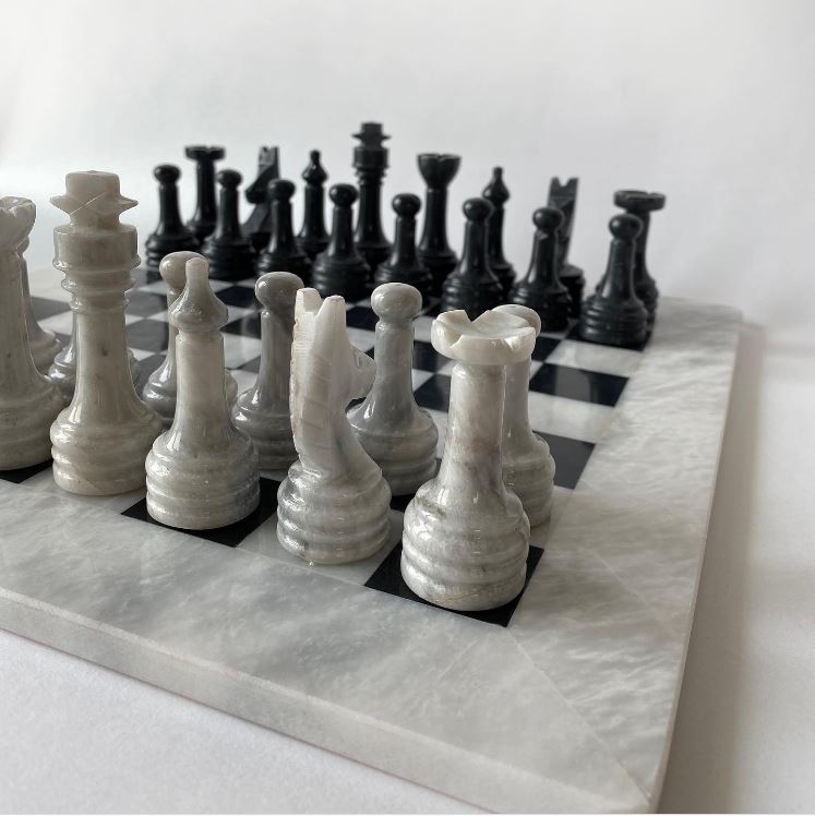 The Bare Space - Marble Chess Set