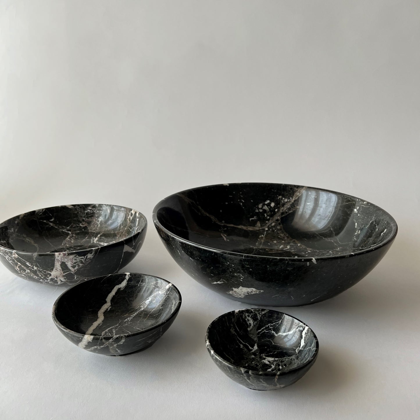 The Bare Space - Black Multipurpose Marble Bowls