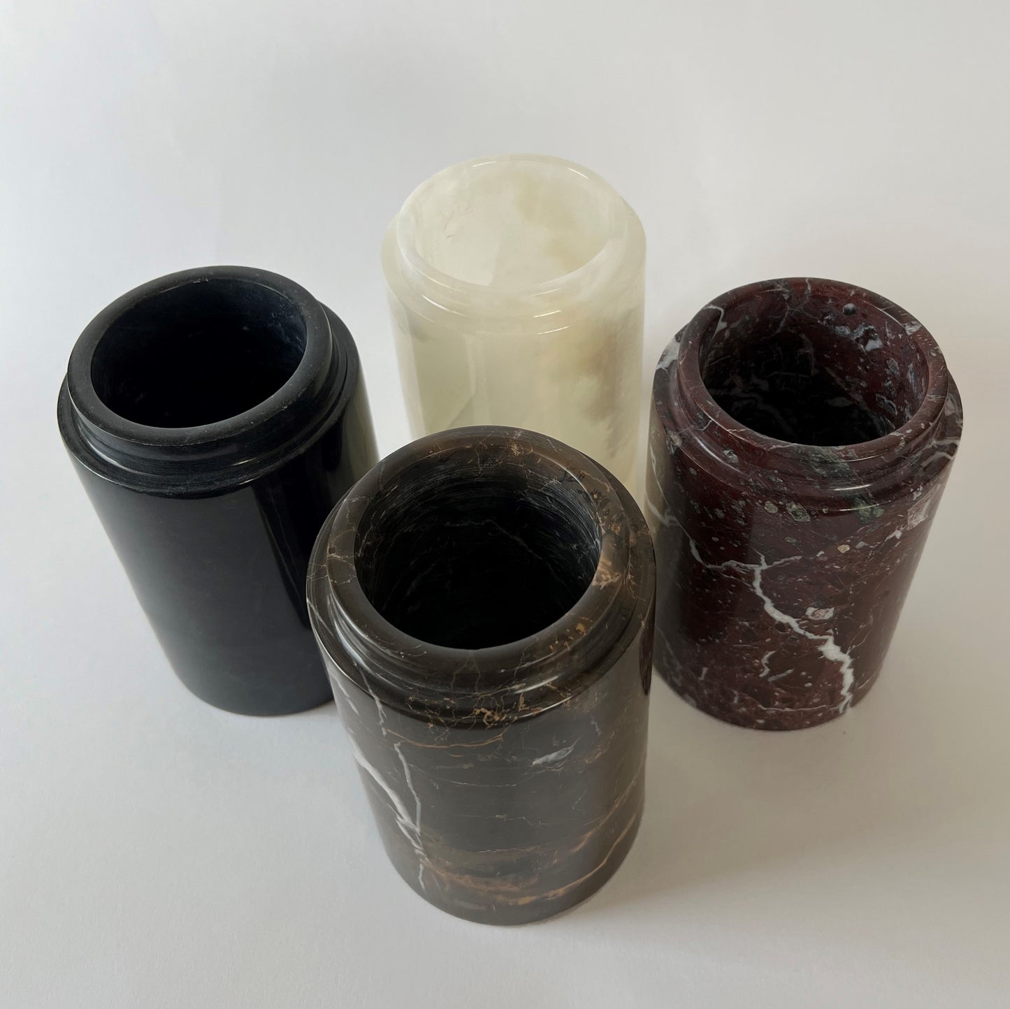 Multi Purpose Cylindrical Marble Jar