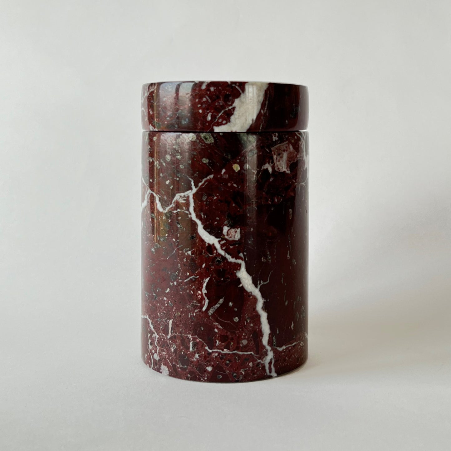 Multi Purpose Cylindrical Marble Jar